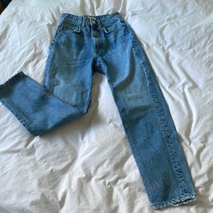 ZARA | high rise straight jeans 👖- Zara